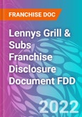 Lennys Grill & Subs Franchise Disclosure Document FDD- Product Image