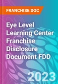 Eye Level Learning Center Franchise Disclosure Document FDD- Product Image