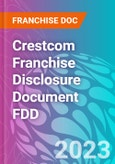 Crestcom Franchise Disclosure Document FDD- Product Image