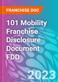 101 Mobility Franchise Disclosure Document FDD- Product Image