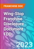 Wing-Stop Franchise Disclosure Document FDD- Product Image