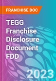 TEGG Franchise Disclosure Document FDD- Product Image