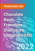 Chocolate Bash Franchise Disclosure Document FDD- Product Image