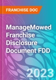 ManageMowed Franchise Disclosure Document FDD- Product Image