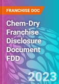 Chem-Dry Franchise Disclosure Document FDD- Product Image