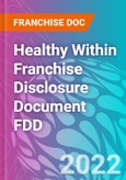 Healthy Within Franchise Disclosure Document FDD- Product Image