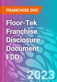 Floor-Tek Franchise Disclosure Document FDD- Product Image