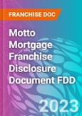 Motto Mortgage Franchise Disclosure Document FDD- Product Image