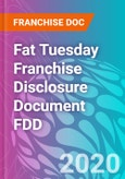 Fat Tuesday Franchise Disclosure Document FDD- Product Image