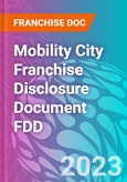 Mobility City Franchise Disclosure Document FDD- Product Image