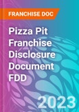 Pizza Pit Franchise Disclosure Document FDD- Product Image