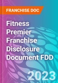 Fitness Premier Franchise Disclosure Document FDD- Product Image