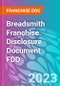 Breadsmith Franchise Disclosure Document FDD - Product Thumbnail Image