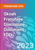 Skoah Franchise Disclosure Document FDD- Product Image