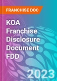 KOA Franchise Disclosure Document FDD- Product Image