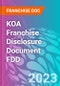 KOA Franchise Disclosure Document FDD - Product Thumbnail Image