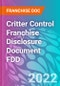 Critter Control Franchise Disclosure Document FDD - Product Thumbnail Image