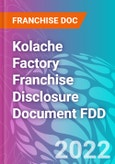 Kolache Factory Franchise Disclosure Document FDD- Product Image