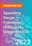 Spaulding Decon Franchise Disclosure Document FDD- Product Image