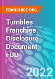 Tumbles Franchise Disclosure Document FDD- Product Image