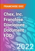 Chex, Inc. Franchise Disclosure Document FDD- Product Image