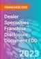 Dealer Specialties Franchise Disclosure Document FDD - Product Thumbnail Image