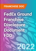 FedEx Ground Franchise Disclosure Document FDD- Product Image