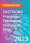 FASTSIGNS Franchise Disclosure Document FDD - Product Thumbnail Image