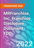 MRFranchise, Inc. Franchise Disclosure Document FDD- Product Image