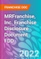 MRFranchise, Inc. Franchise Disclosure Document FDD - Product Thumbnail Image