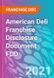 American Deli Franchise Disclosure Document FDD - Product Thumbnail Image