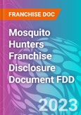 Mosquito Hunters Franchise Disclosure Document FDD- Product Image