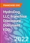 HydroDog, LLC Franchise Disclosure Document FDD - Product Thumbnail Image