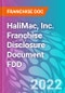 HaliMac, Inc. Franchise Disclosure Document FDD - Product Thumbnail Image