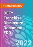 DEFY Franchise Disclosure Document FDD- Product Image