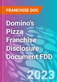 Domino's Pizza Franchise Disclosure Document FDD- Product Image