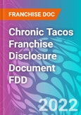 Chronic Tacos Franchise Disclosure Document FDD- Product Image