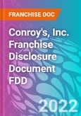 Conroy's, Inc. Franchise Disclosure Document FDD- Product Image