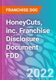 HoneyCuts, inc. Franchise Disclosure Document FDD- Product Image