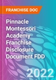 Pinnacle Montessori Academy Franchise Disclosure Document FDD- Product Image