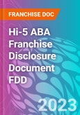 Hi-5 ABA Franchise Disclosure Document FDD- Product Image