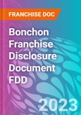 Bonchon Franchise Disclosure Document FDD- Product Image