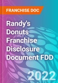 Randy's Donuts Franchise Disclosure Document FDD- Product Image