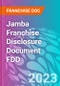 Jamba Franchise Disclosure Document FDD - Product Thumbnail Image