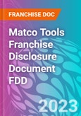 Matco Tools Franchise Disclosure Document FDD- Product Image