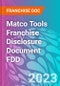 Matco Tools Franchise Disclosure Document FDD - Product Thumbnail Image