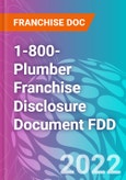 1-800-Plumber Franchise Disclosure Document FDD- Product Image