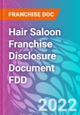 Hair Saloon Franchise Disclosure Document FDD- Product Image