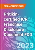 Pritikin-certified ICR Franchise Disclosure Document FDD- Product Image