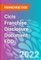 Cicis Franchise Disclosure Document FDD - Product Thumbnail Image